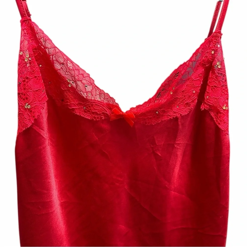 Victoria's Secret Red Lace Chemise